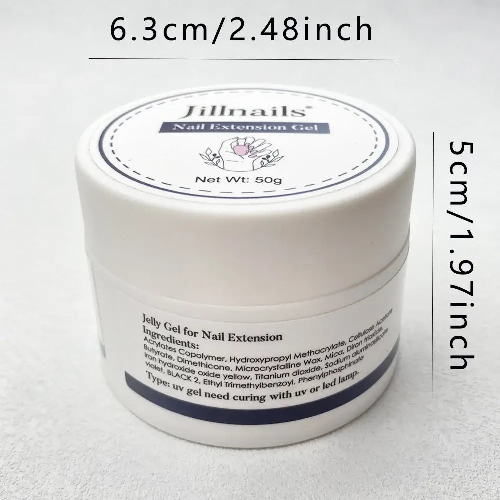 Jelly Gel Nails Builder UV Gel – Hard & Soft Nail Extension Cream