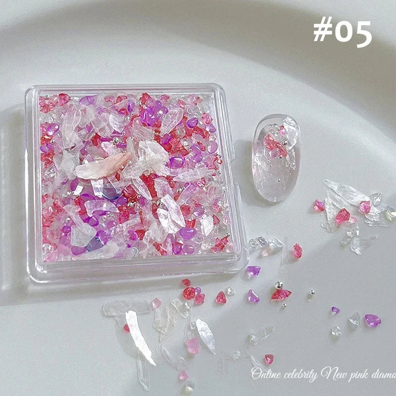 Abalone Shell Nail Slices – Ultra Thin 3D Flakes