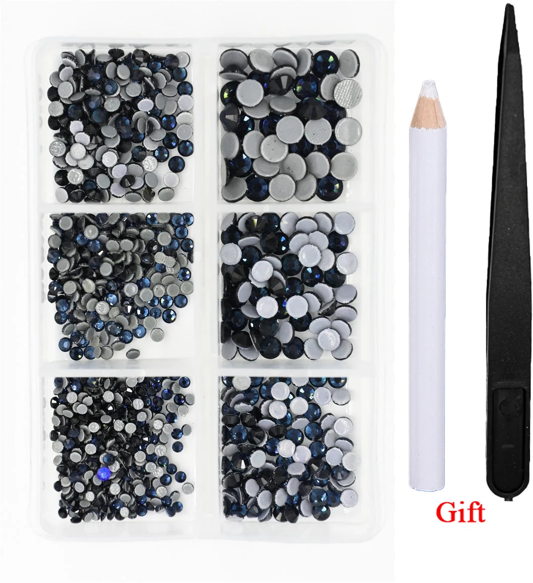 Opal Glass Crystal Rhinestones – 3D Nail Art Set