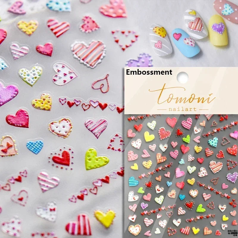 Elegant French Ice Crystal Jelly Nail Stickers