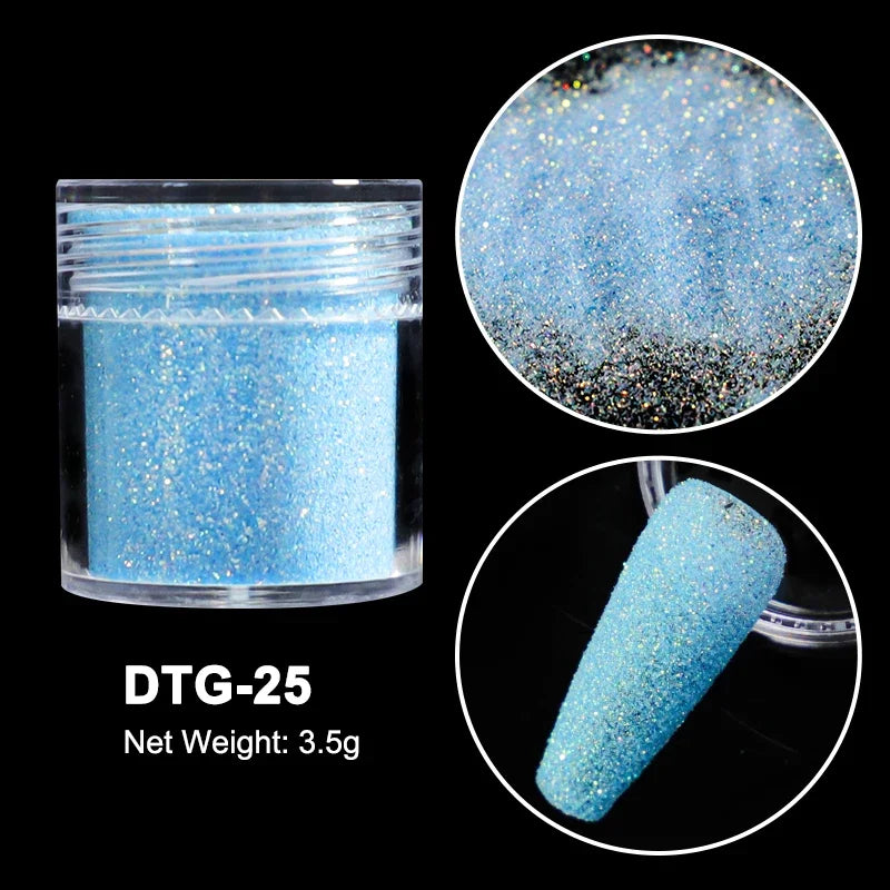 Neon Sugar Nail Glitter – Colorful Candy Coat Powder