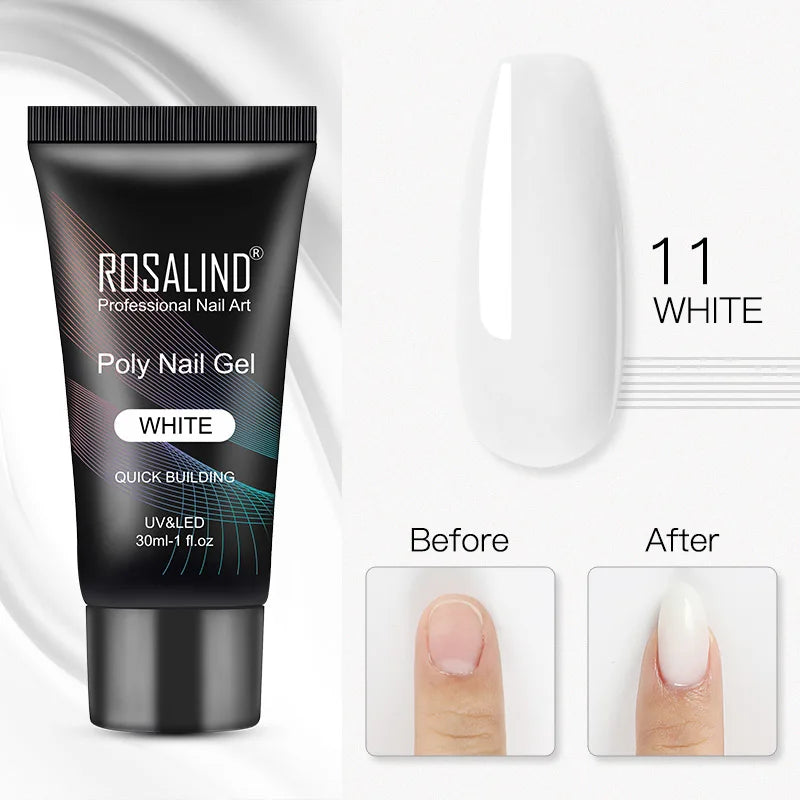 ROSALIND Poly Nail Gel – 30ML - Builder Gel