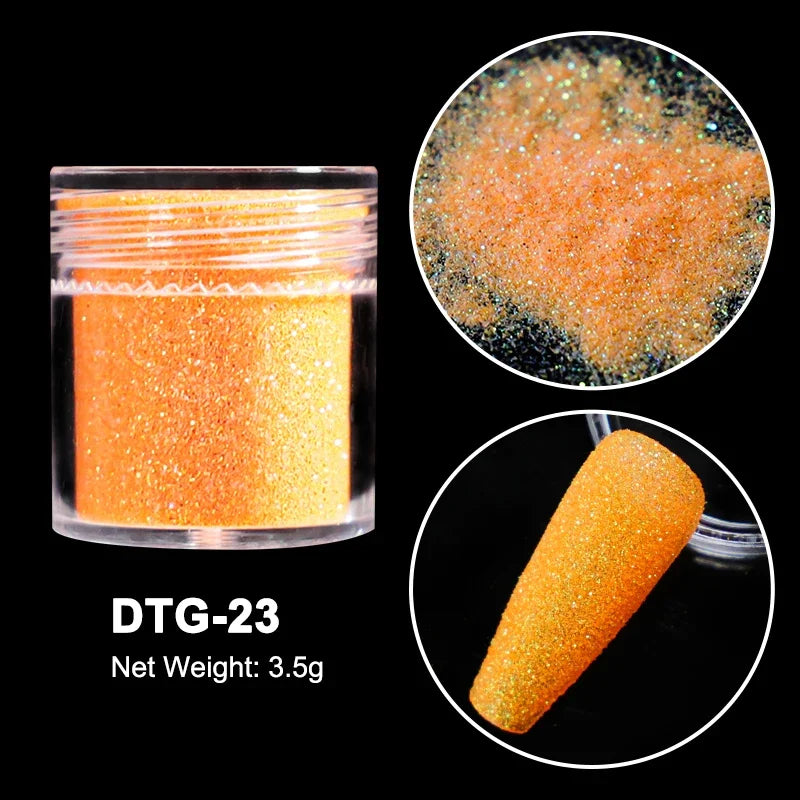 Neon Sugar Nail Glitter – Colorful Candy Coat Powder