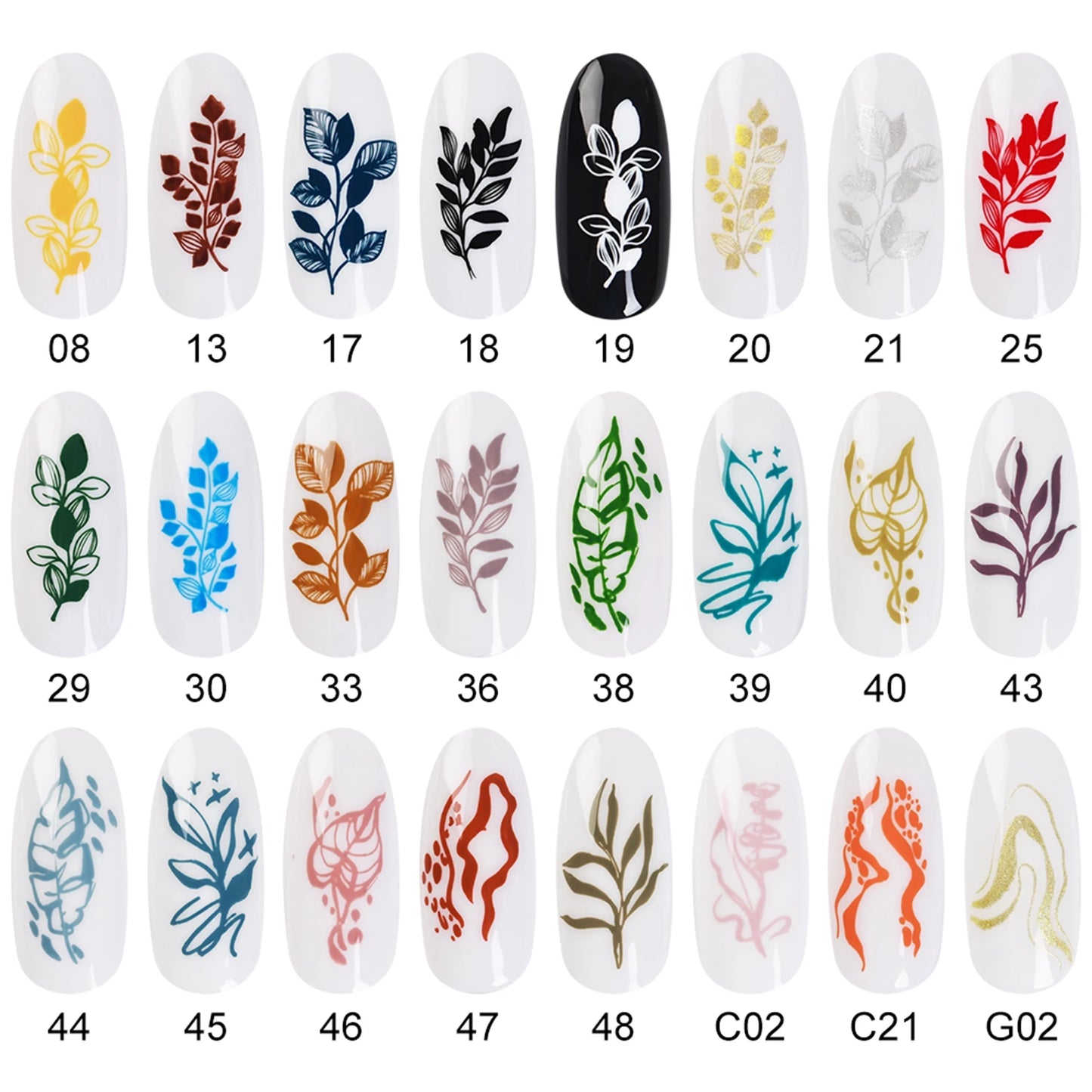 Nail Stamping Polish – Gold, Silver & Color Varnishes