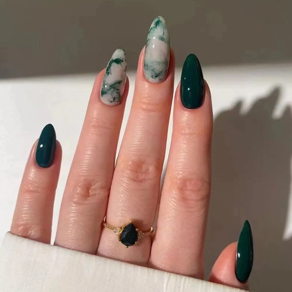 Almond Press-On Nails - Full Coverage (24 pcs)