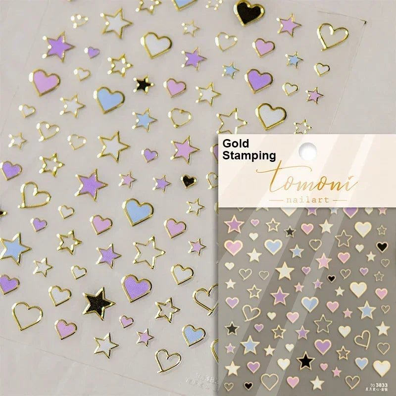 Elegant French Ice Crystal Jelly Nail Stickers