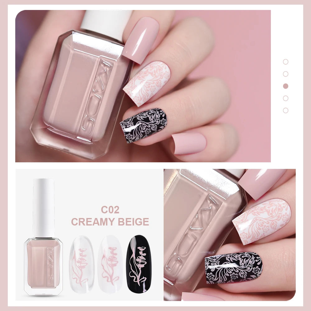 Nail Stamping Polish – Gold, Silver & Color Varnishes