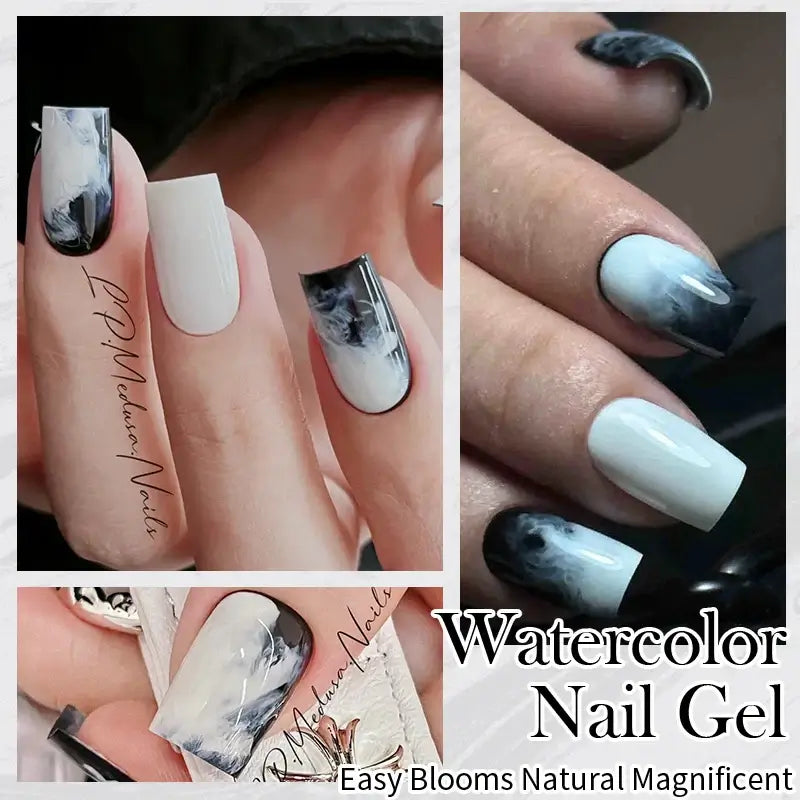 BORN PRETTY Clear Watercolor Nail Gel Polish