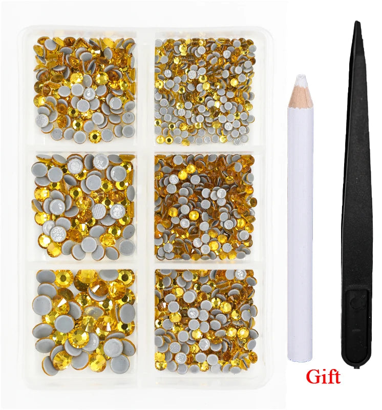 Opal Glass Crystal Rhinestones – 3D Nail Art Set