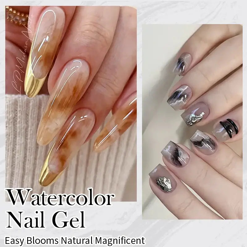 BORN PRETTY Clear Watercolor Nail Gel Polish