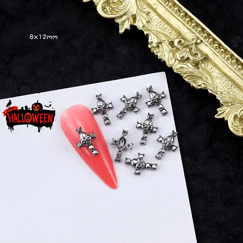 Halloween Punk Nail Charms
