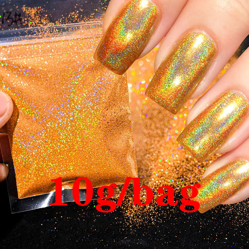 Glow in the Dark - Holographic Sugar Nail Powder 10g