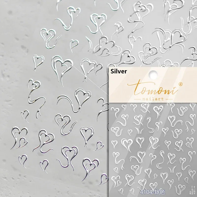 Elegant French Ice Crystal Jelly Nail Stickers
