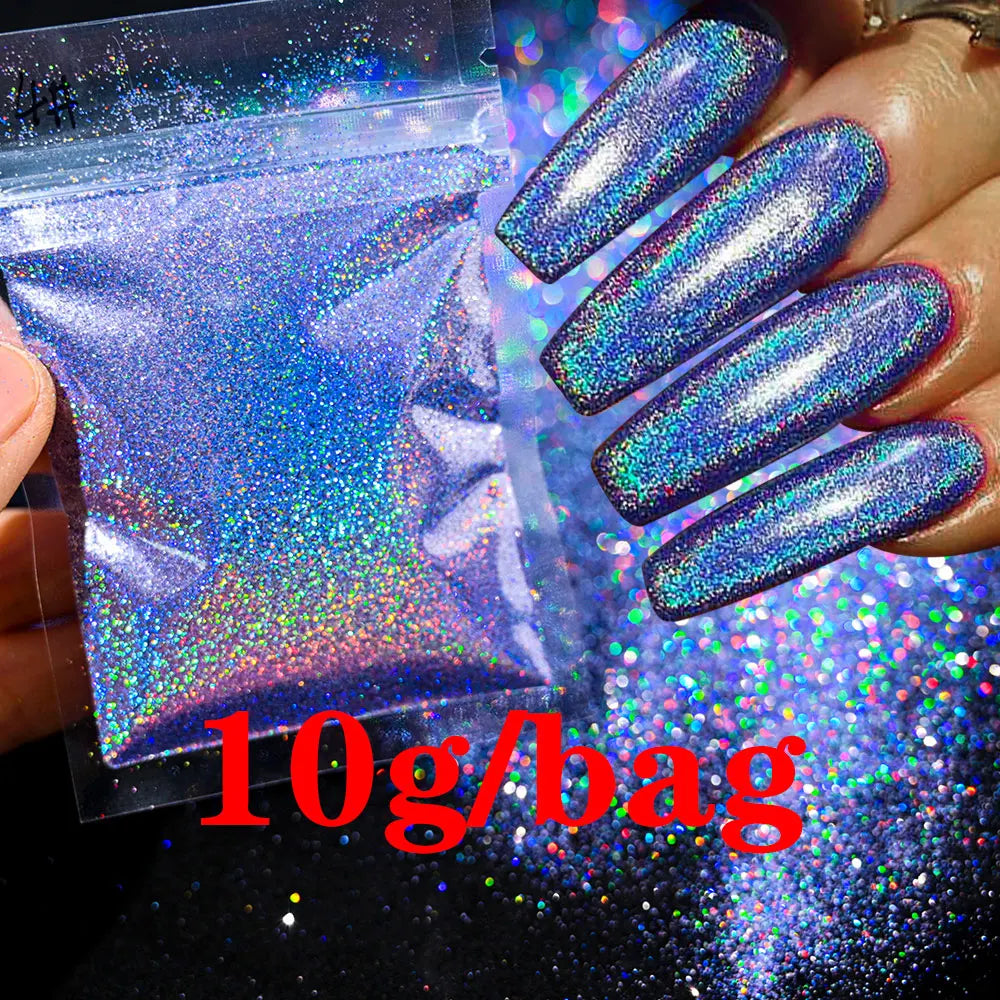 Glow in the Dark - Holographic Sugar Nail Powder 10g