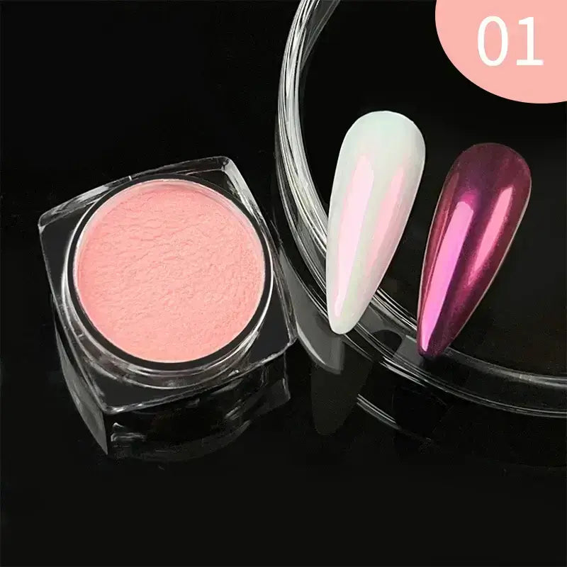 Nail Mirror Glitter Powder Metallic