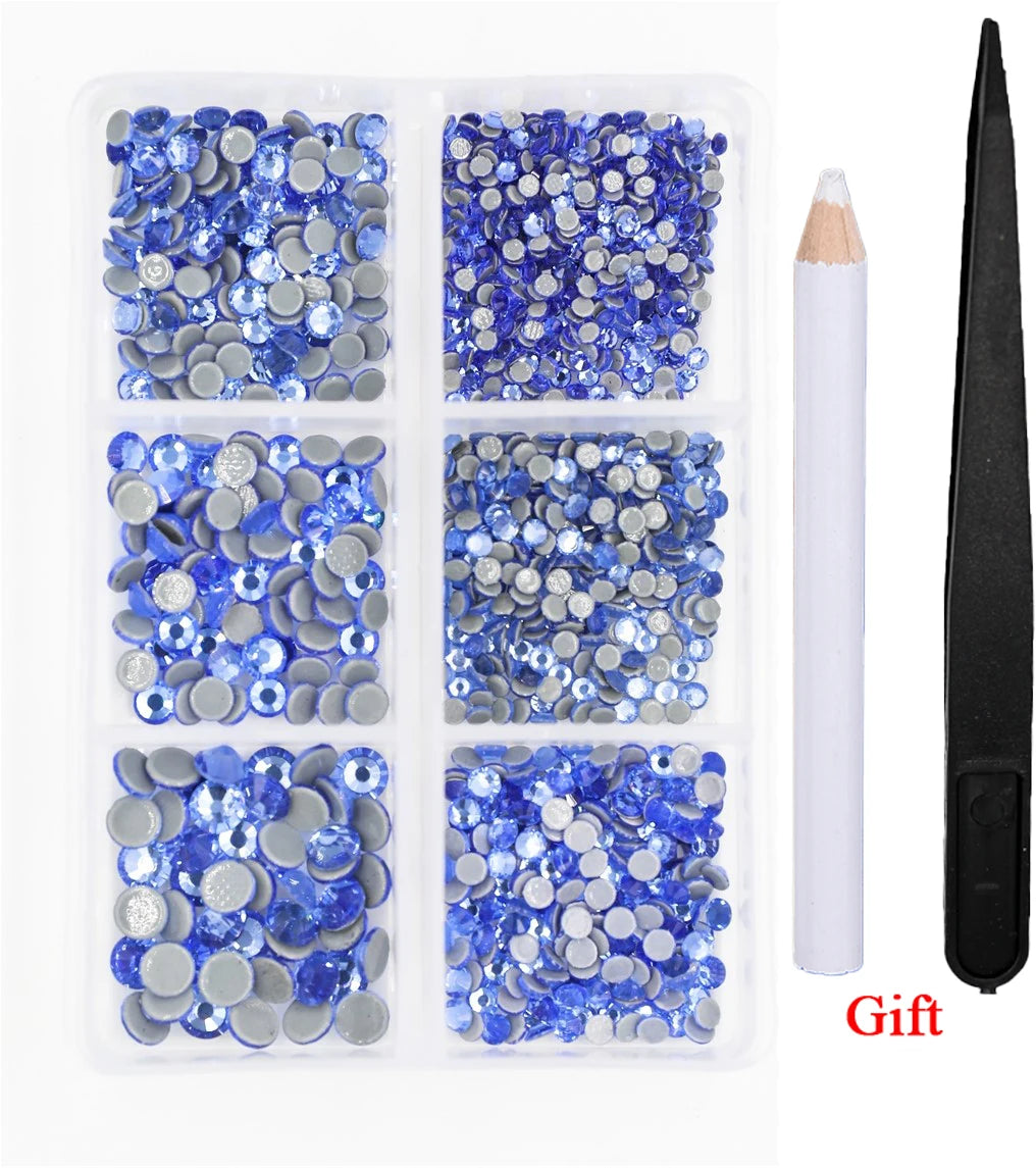 Opal Glass Crystal Rhinestones – 3D Nail Art Set