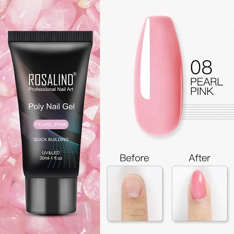 ROSALIND Poly Nail Gel – 30ML - Builder Gel