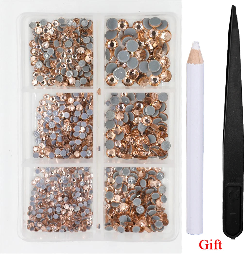 Opal Glass Crystal Rhinestones – 3D Nail Art Set