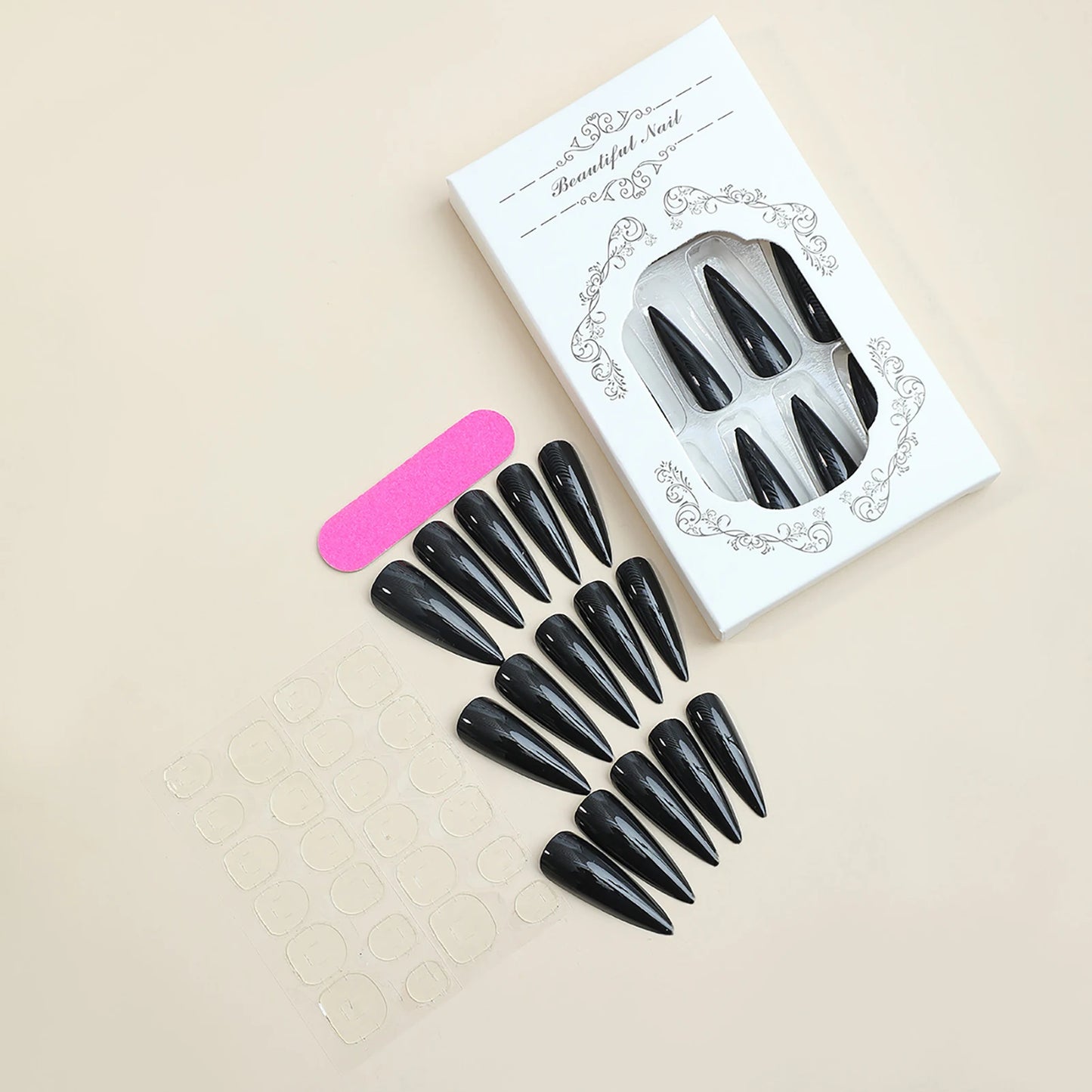 Halloween Press On Nails – Spooky Long Fake Nail Set