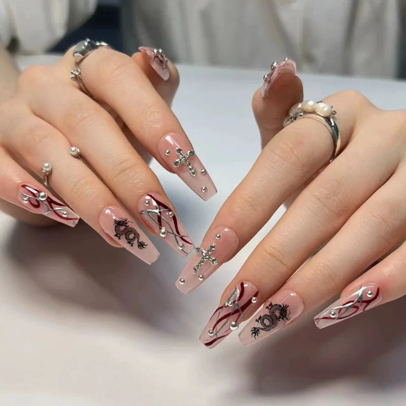 Halloween Horror Comic Press On Nails – 24pcs