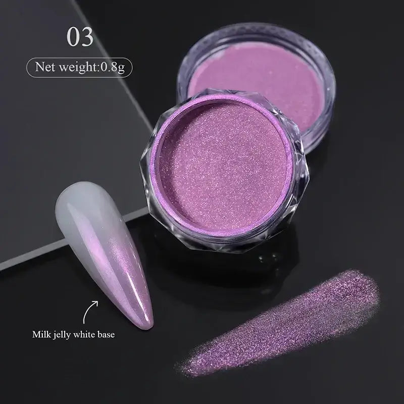 Nail Mirror Glitter Powder Metallic