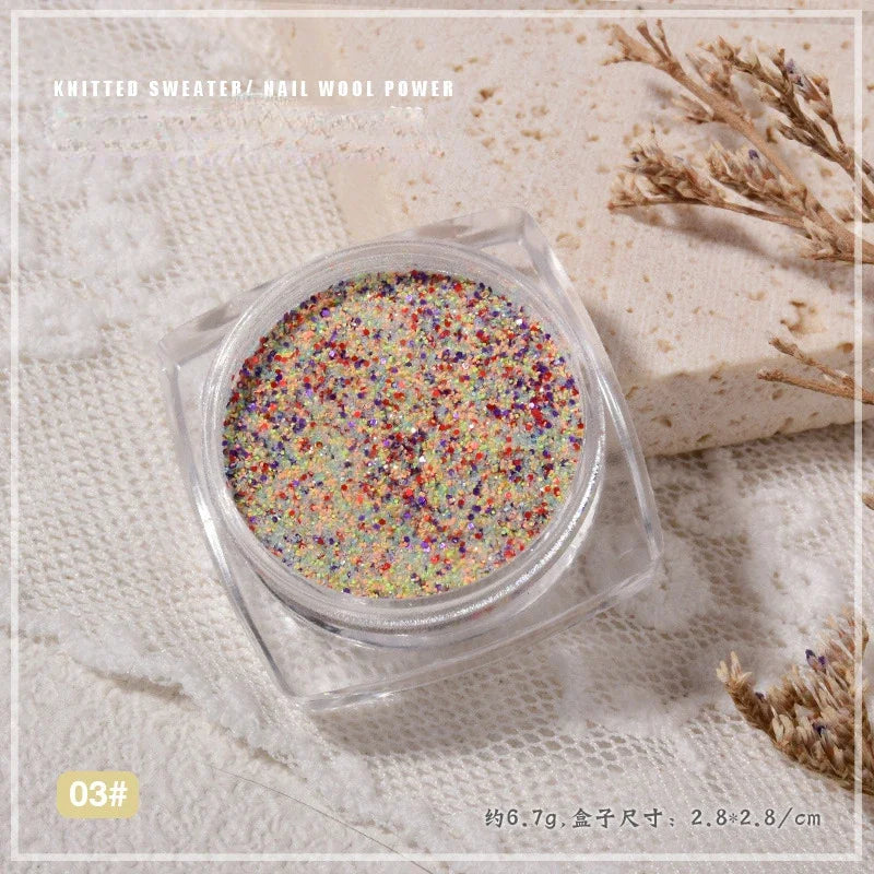 Sugar Sand Nail Powder - Multi Color