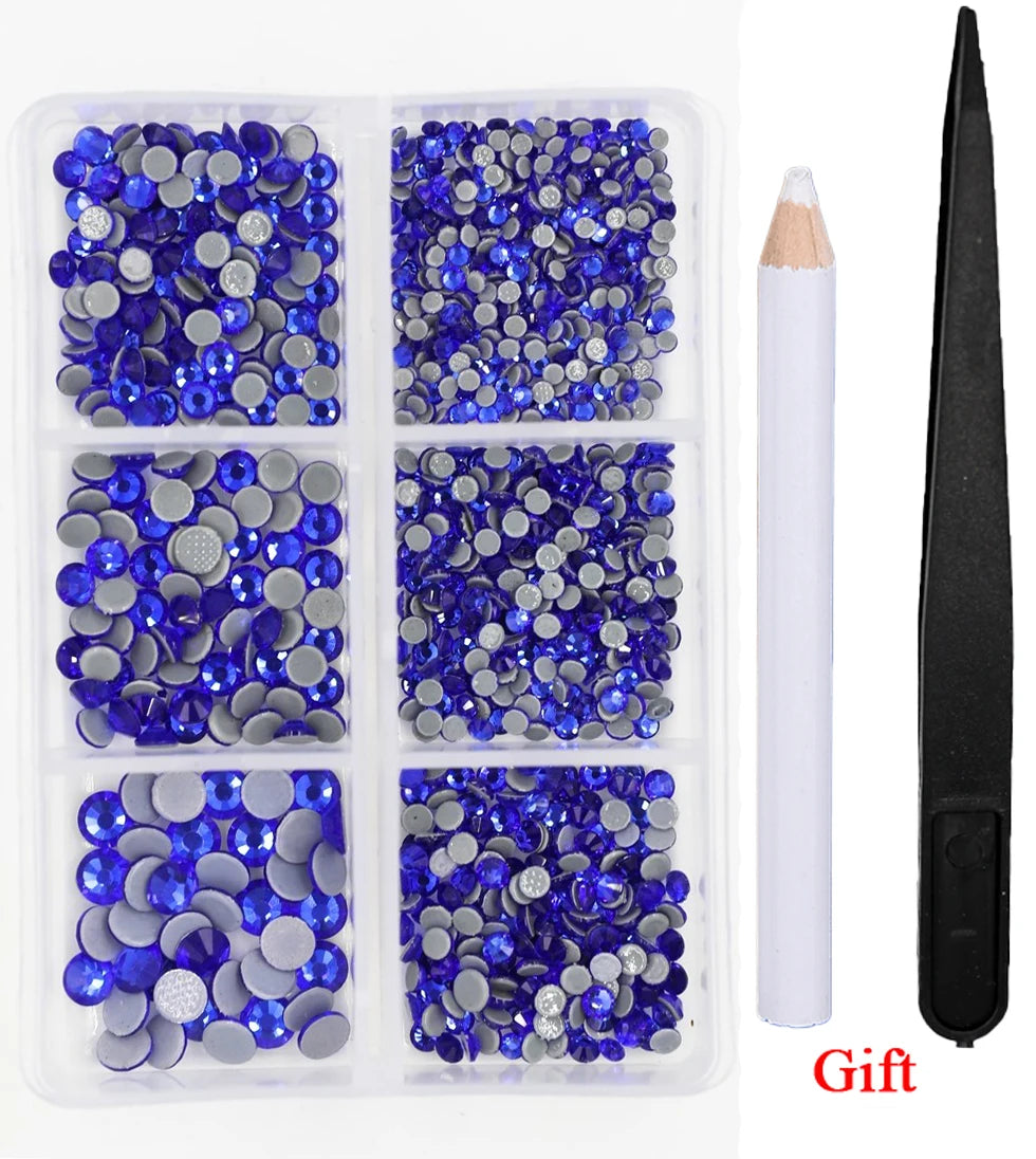 Opal Glass Crystal Rhinestones – 3D Nail Art Set