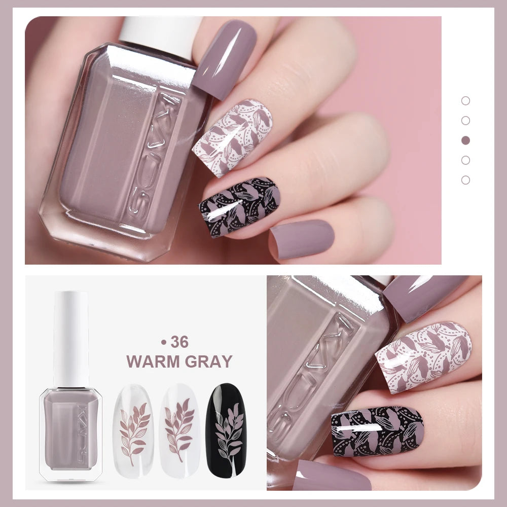 Nail Stamping Polish – Gold, Silver & Color Varnishes