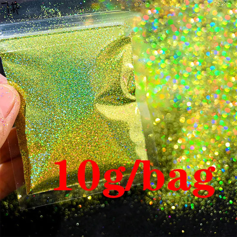 Glow in the Dark - Holographic Sugar Nail Powder 10g