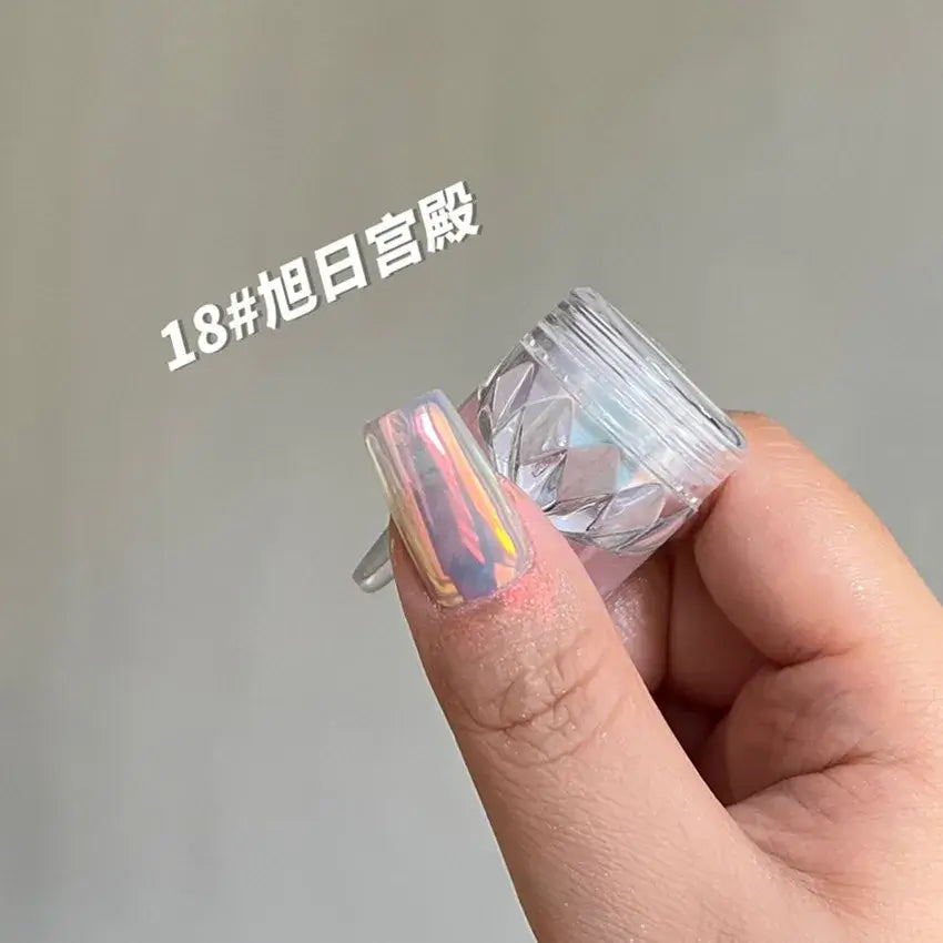 Aurora Nail Dust - Moonlight Chrome Cat Eye Powder