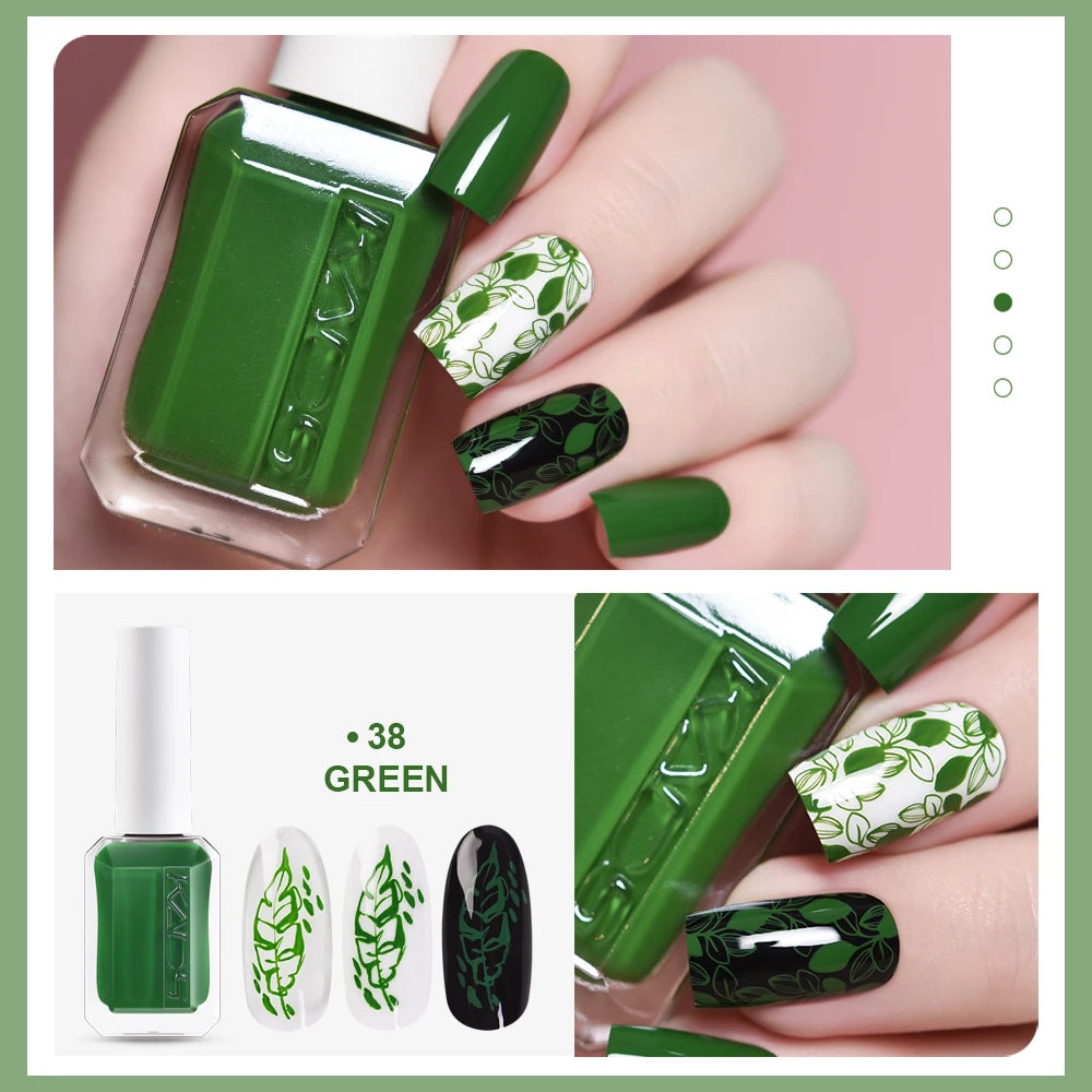 Nail Stamping Polish – Gold, Silver & Color Varnishes