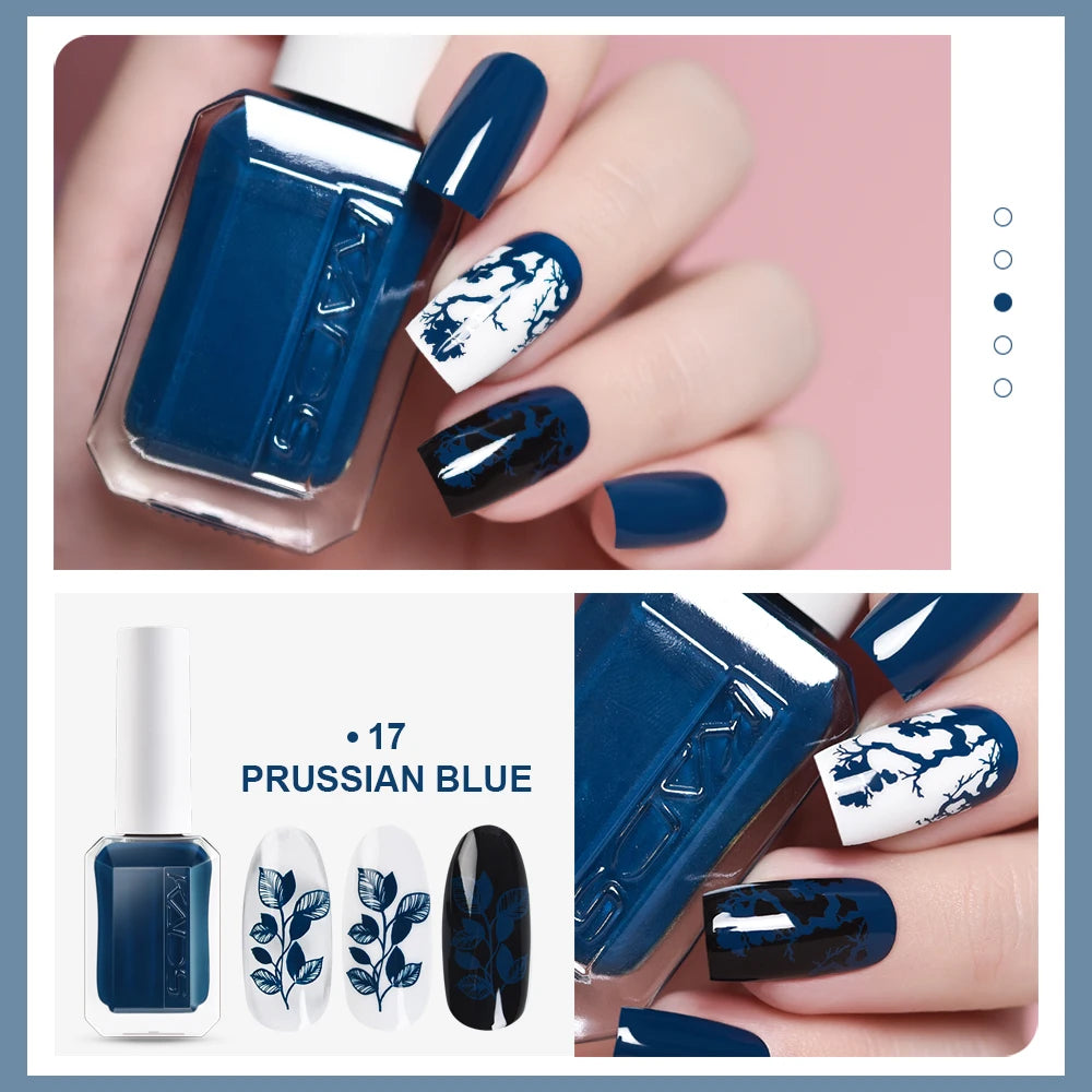 Nail Stamping Polish – Gold, Silver & Color Varnishes