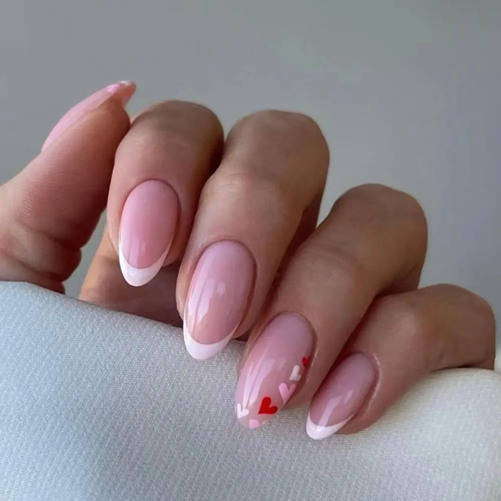 Almond Press-On Nails - Full Coverage (24 pcs)