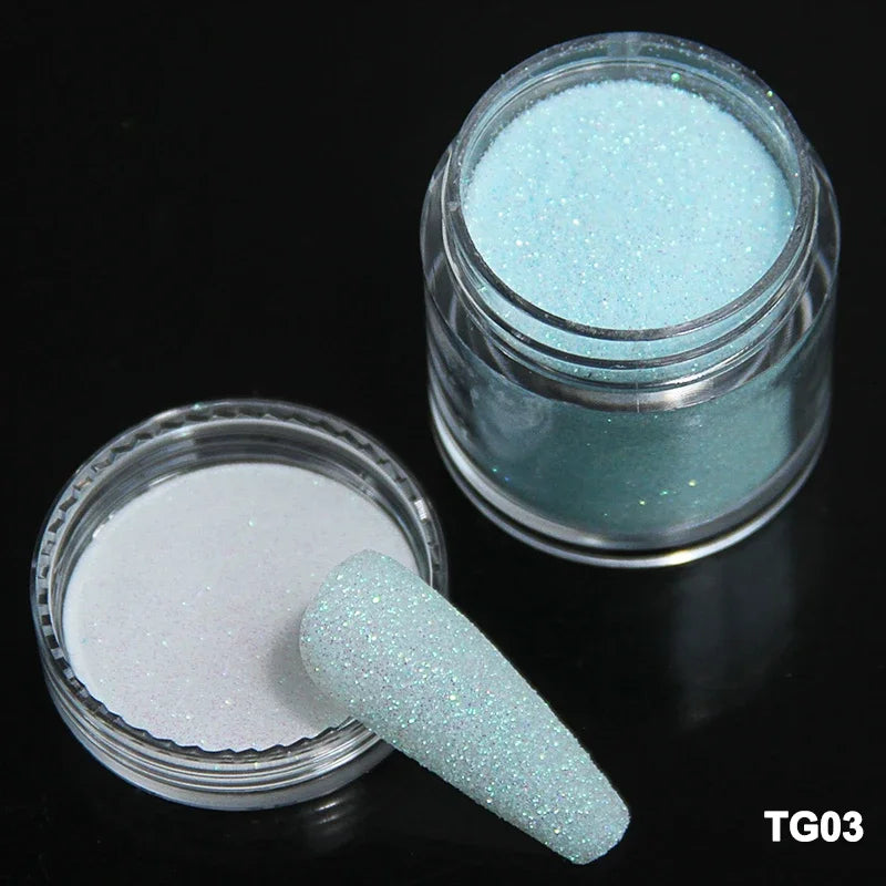 Neon Sugar Nail Glitter – Colorful Candy Coat Powder