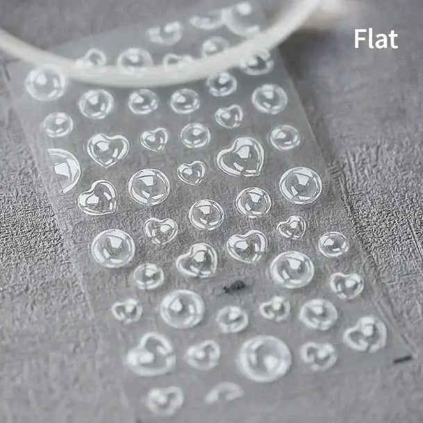 Cute Dolphin & Goldfish Jelly Nail Stickers