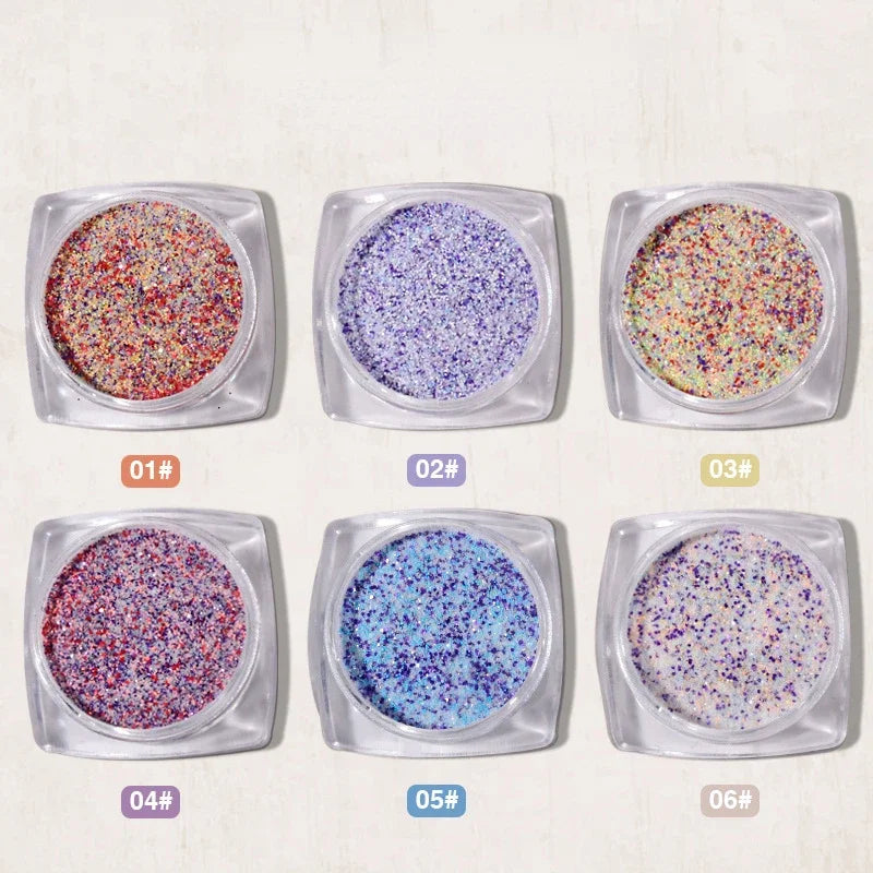 Sugar Sand Nail Powder - Multi Color