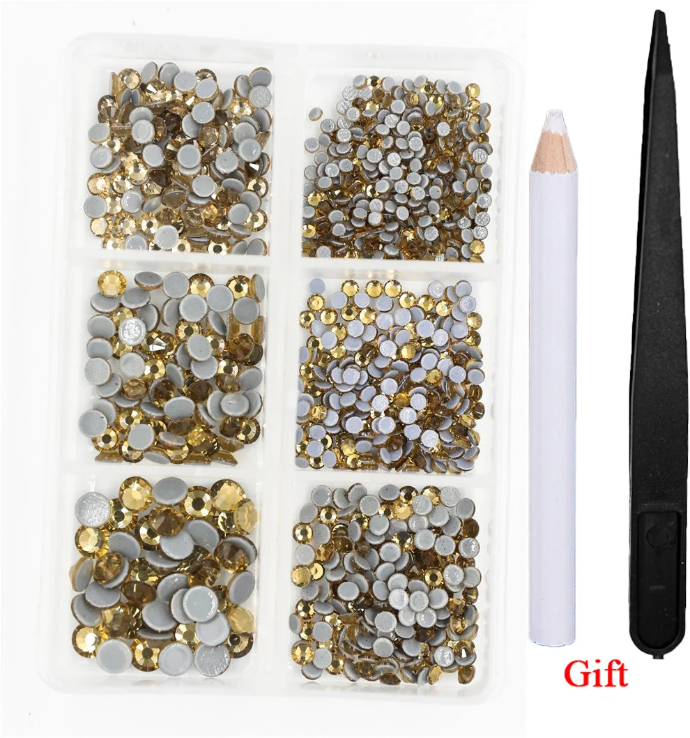 Opal Glass Crystal Rhinestones – 3D Nail Art Set