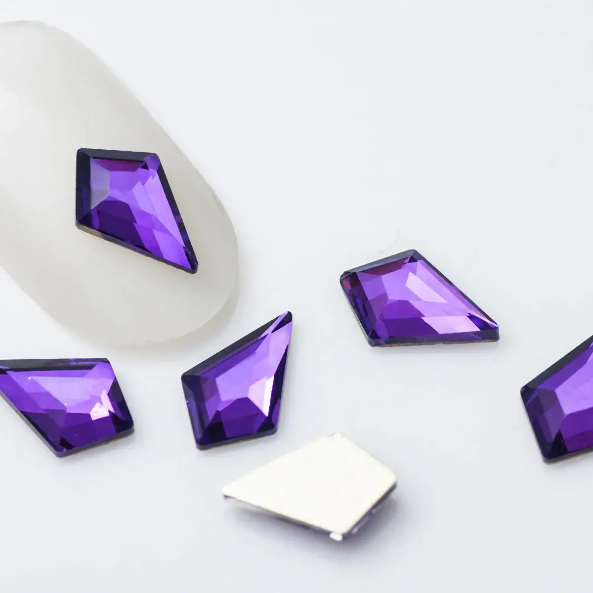Arrow Shape Nail Art Rhinestones - Colorful 3D Gems