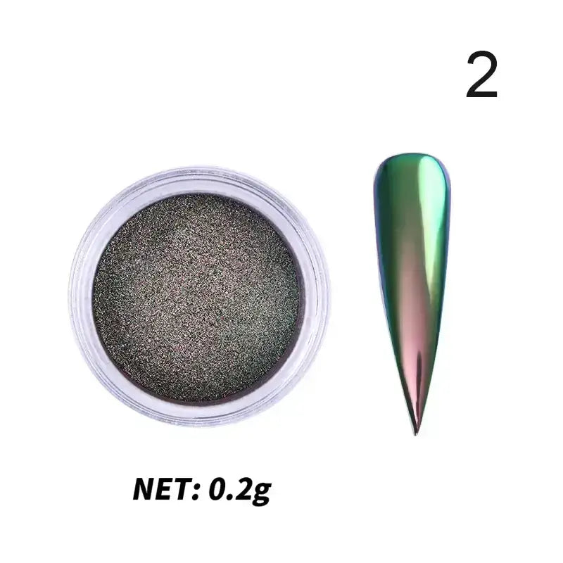 Nail Mirror Glitter Powder Metallic