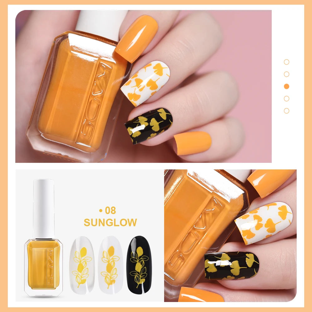 Nail Stamping Polish – Gold, Silver & Color Varnishes