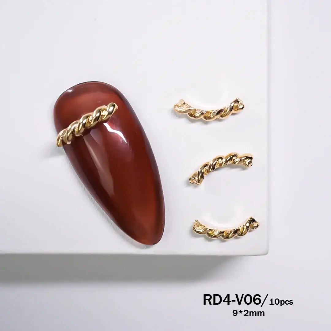 Nail Piercing Charms – Smiles Metal Alloy Rhinestones