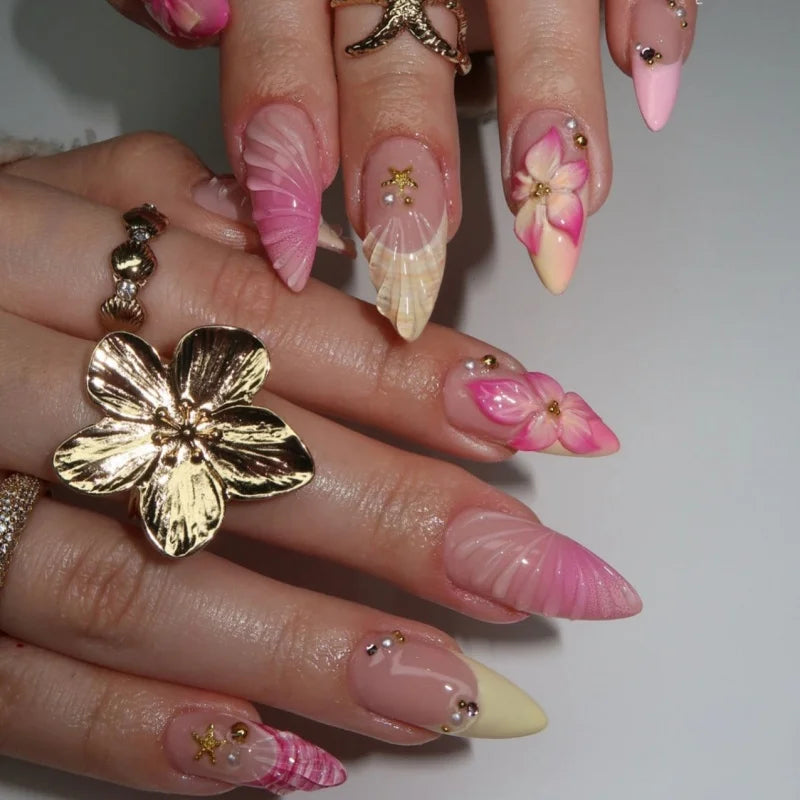Long Almond Nails – Elegant Press On Nails