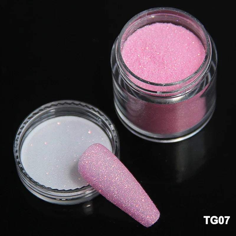 Neon Sugar Nail Glitter – Colorful Candy Coat Powder