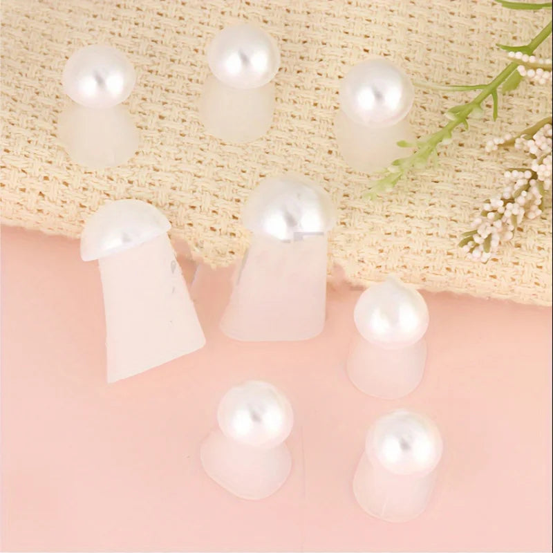Pearl & Diamond Shape Toe Separators - 8 Pcs