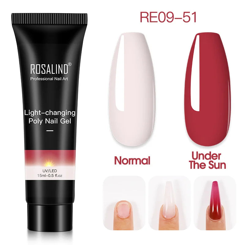 ROSALIND Poly Nail Gel – 30ML - Builder Gel