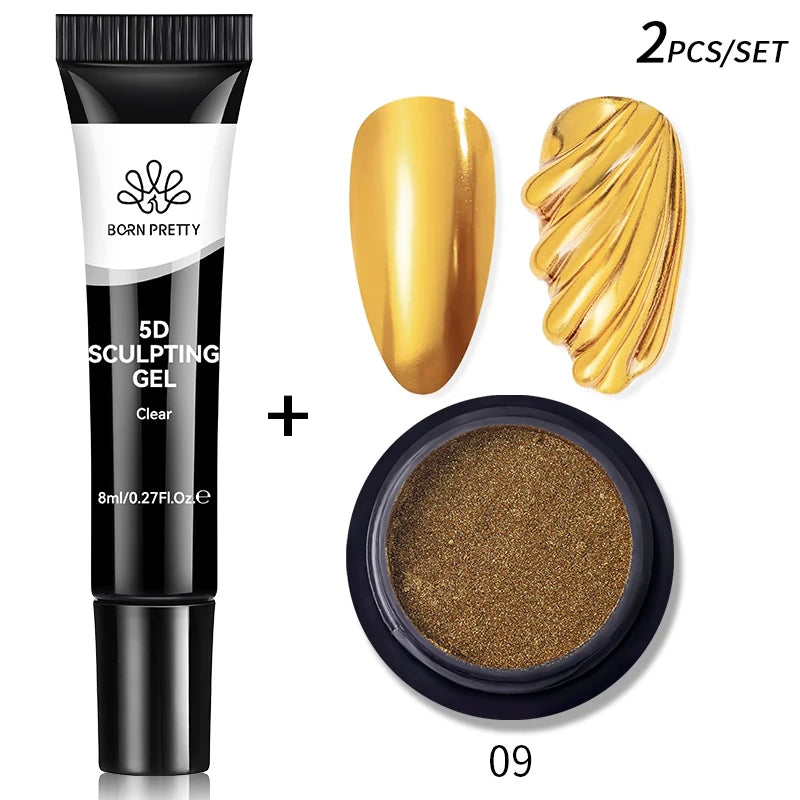 Clear 5D Sculpting Gel for Nail Art – Professional Builder