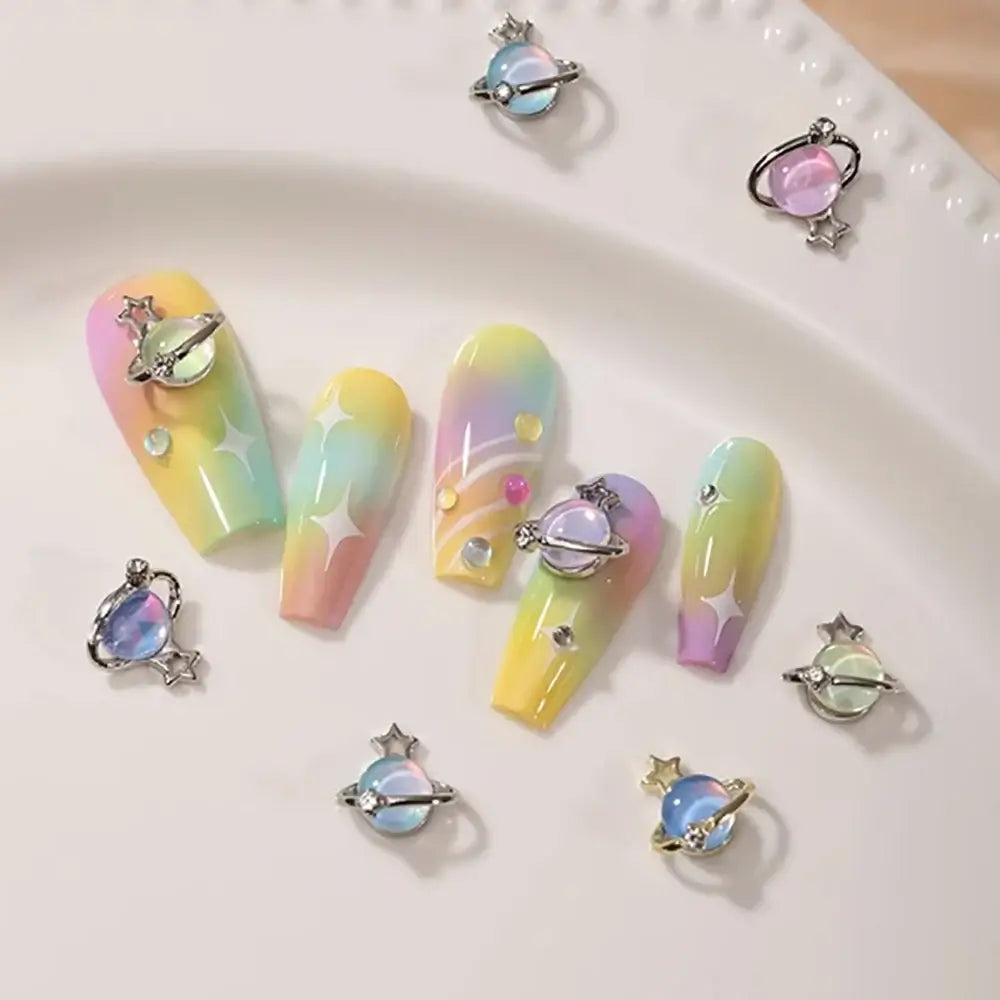 Aurora Planet Nail Art Accessories 20PCS - 3D Rhinestones