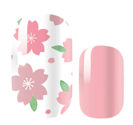 Pink Posy Days - Gel Nail Wraps