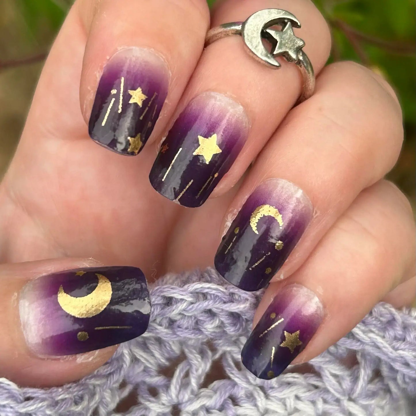 Purple Skies - Gel Nail Wraps