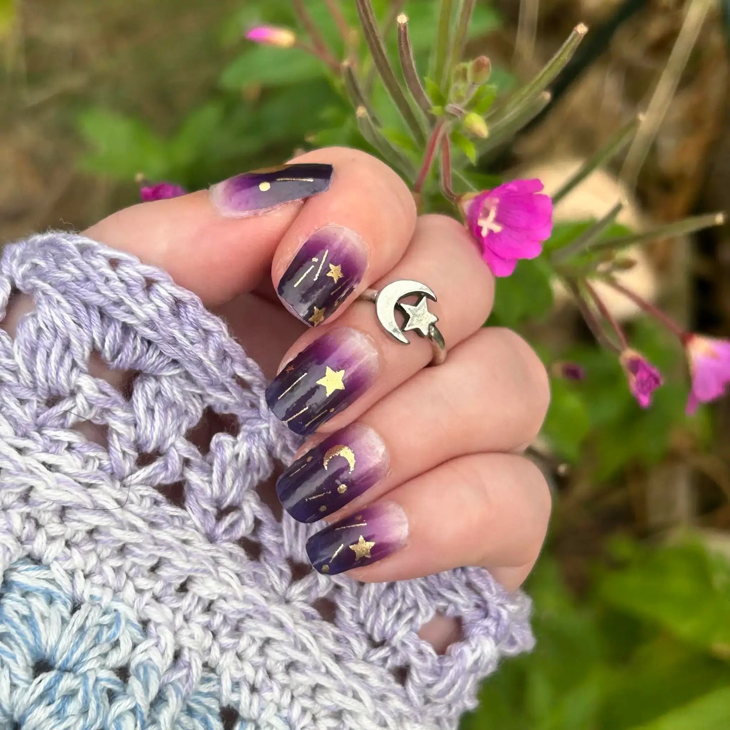 Purple Skies - Gel Nail Wraps